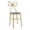 Gold, Grey, variant on Modern Chair, Butterfly-Shaped Stool, Butterfly Backrest Chair for Dining Makeup(White)