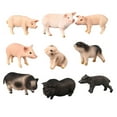 thumbnail image 2 of Figuras de acción de animales de aves de corral Inteprter Decoración Negro 11g, 2 of 6