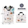 thumbnail image 2 of Yayeee Freestanding Laundry Hamper with Handle Collapsible Large Storage Basket for Clothes, Ghost Design, 2 of 7