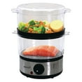 thumbnail image 6 of Brentwood Electric 5 Quart Stackable 2 Tier Stainless Steel Food Steamer, 6 of 7