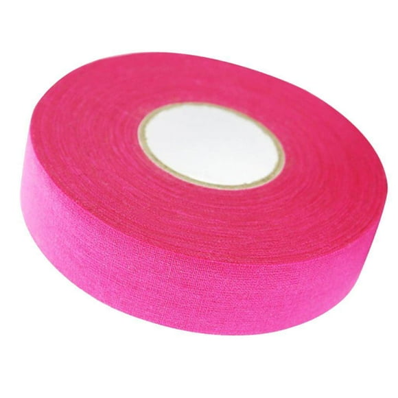 Roll Adhesive Ice Hockey Tape Cotton Cloth Stick Handle Hockey Stick Wrap Cover Grip Wrap Rose Red