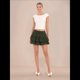 thumbnail image 4 of Shorts Holgados para Mujer, Estilo Bohemio, con Volantes, con Diseño de Mariposas en , Minifaldas de Cintura Alta, Shorts Casuales Verde M, 4 of 8