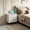 White, variant on AUU Smart Nightstand with Charging Station and Night Light – Modern Bedside Table with Storage Cabinet for Bedroom
