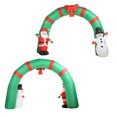 thumbnail image 4 of Christmas Inflatable Arch, Santa And Snowman Quick Inflation Built In LED Lights Christmas Arch Reusable  For Decorations US Plug 100-240V,UK Plug 100-240V,AU Plug 100-240V,EU Plug, 4 of 8
