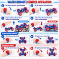 thumbnail image 4 of MEHOOM Gesture Sensing RC Stunt Car, Remote Control Car Toys for Boys 6-12 Years, 2.4GHz 4WD Hand Controlled Twist Car with 360° , Lights & Sound Gift for Kids Birthday Chritmas, 4 of 12