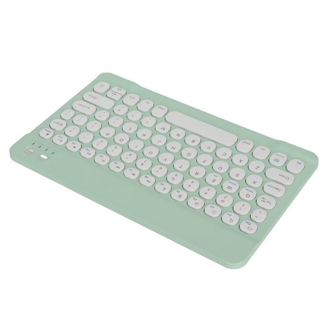 Claviers d'Ordinateur, Claviers d'Ordinateur Sans Fil avec Fonction de Verrouillage d'Écran, Finition Soignée, Utilisation Facile, Robuste et Durable pour Ordinateur Portable et Tablette, Jaune, Bleu, Rose, Vert