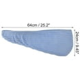 thumbnail image 2 of 1 Pc Women Soft Thickening Hair Drying Towel for Bathroom Vacation Travel Blue Coral Velvet, 2 of 3