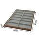 thumbnail image 4 of Estante de Almacenamiento de 12 Rejillas de Madera de Nogal para Gafas, Bandeja de Exhibición para Gafas de Sol, Cajas Organizadoras para Guardar Anteojos, 4 of 5