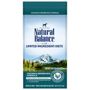Natural Balance L.I.D. Limited Ingredient Diets Dry Dog Food, 4 Pounds, Chicken & Brown Rice Formula