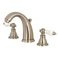 thumbnail image 1 of Kingston Brass KB988APL Traditional Widespread Lavatory Faucet - Brushed Nickel, 1 of 5