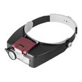 thumbnail image 2 of Casque en Acrylique ABS Loupe Portable à Piles Recherche Loupes de Remplacement Éclairage LED Horloger Bijoux Accessoires Loupe Rouge, 2 of 9