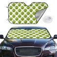thumbnail image 2 of Kdxio Happy Fruit Print Windshield Sun Shade,UV Rays and Sun Heat Protection,Sunshade for Car Windshield,Car Shade Front Windshield - Medium, 2 of 6