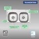 thumbnail image 2 of Cubeta Doble Tramontina Perfecta 84x48.3x15.2 cm Acero AISI 304, 2 of 3