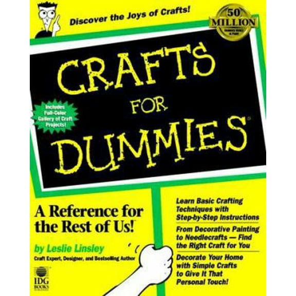 Pre-Owned Crafts for Dummies (Paperback) 076455140X 9780764551406