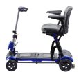 thumbnail image 3 of ZooMe Flex Ultra Compact Pliable Voyage 4 Roues Scooter, Bleu -, 3 of 4