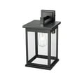 thumbnail image 3 of Millennium Lighting  Bowton II 1 Light Outdoor Wall Sconce in Powder Coat Black 15.375  Inch, 3 of 5