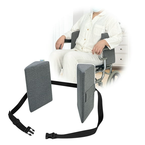 Wheelchair Lateral Support Cushions, Foam Lateral Positioning Wedge Pillow for Back, Side Support, Posture Corrector Wedge Cushion for Seniors (Small)