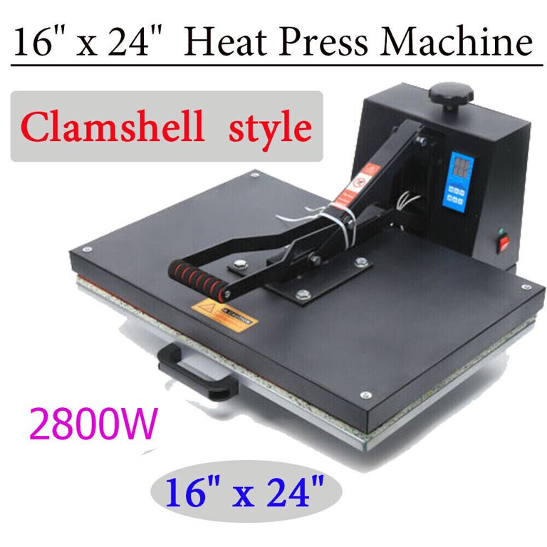 16x 24 Digital Clamshell Heat Press Transfer T-Shirt Sublimation Press  Machine