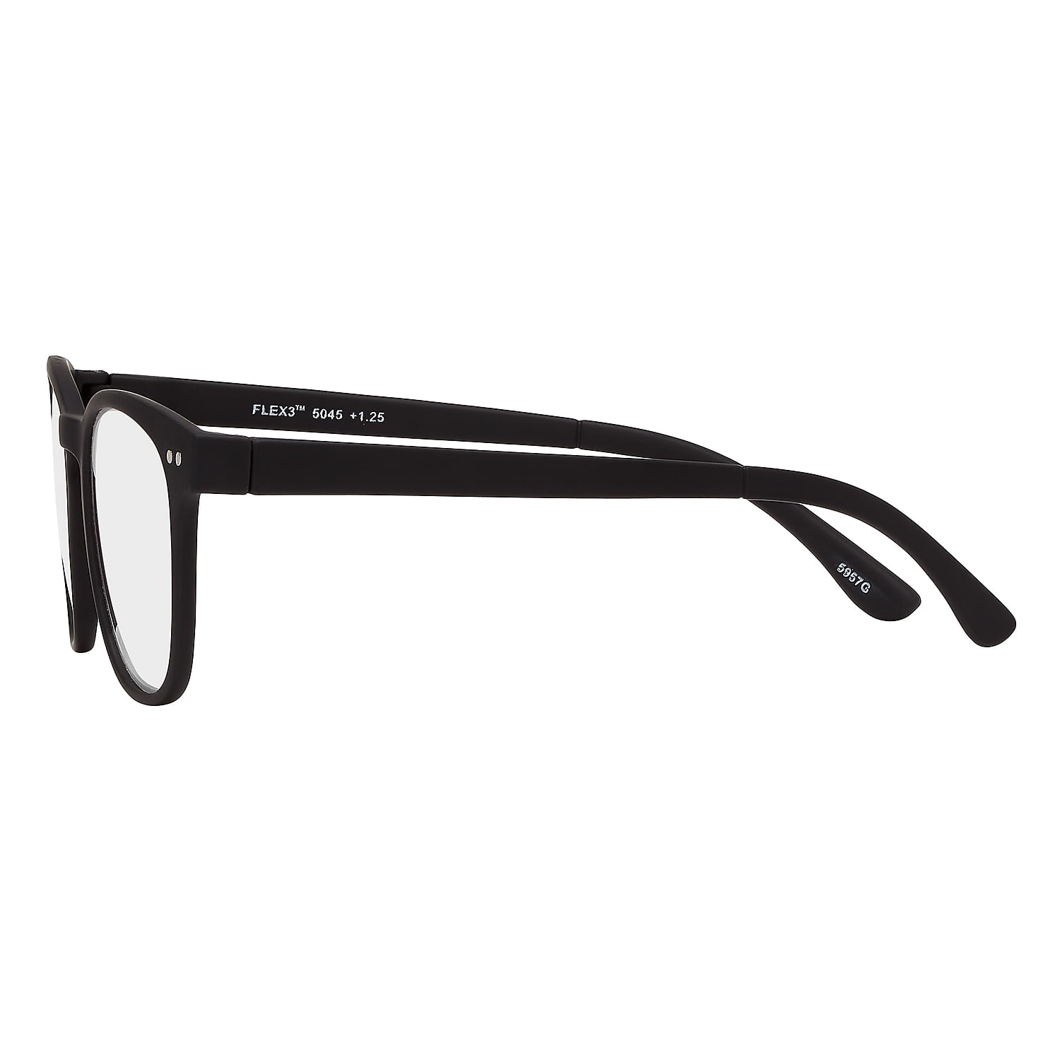 SAV Flex 3 +1.25 Reading Glasses Black (E5045)