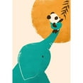 thumbnail image 3 of Fleck, Jay 14x18 Black Modern Framed Museum Art Print Titled - Pandaâ€™s Little Helper, 3 of 5