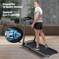 thumbnail image 4 of Treadmill 2.5HP Folding Treadmills for Home with Bluetooth & Incline, Portable Running Machine Electric Compact Treadmills Foldable for Exercise Home Gym Fitness Walking Jogging, 4 of 7
