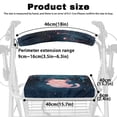 thumbnail image 6 of Jiueut Cartoon Cat Medical Products Rollator Walker Seat & Back Cover for Women 2 Piece Walker Seat Cushions for Seniors Removable Walker Seat Cushion Cover for Seniors, 6 of 7