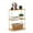 MultiColor, variant on Furinno Durable 23.6 W x 11.6 D x 29.5 H 3-Shelf Freestanding Shelving Unit, Beech and White