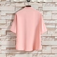 thumbnail image 5 of DPTALR Chemise de Soie de Glace à Manches Courtes pour Hommes avec un Col Revers Chemise à Manches Courtes à Manches Courtes Col Rond Top/shirt, 5 of 5