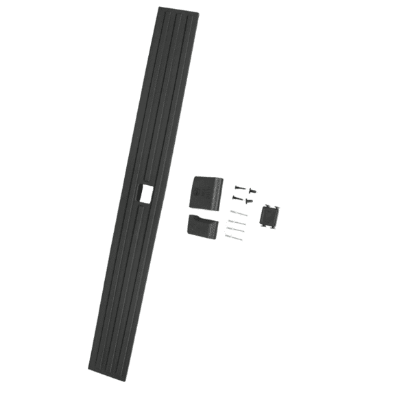 ​​For 2015-2020 Ford F-150 Tailgate Step Assist Handle Cover Molding with Release Button Pad, Black​​