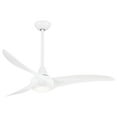 thumbnail image 3 of Minkaaire Light Wave Light Wave 52" 3 Blade Indoor Led Ceiling Fan - Coal, 3 of 10