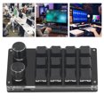 thumbnail image 1 of Macro Mechanical Gaming Keyboard, Programming Macro Gaming Keypad Dustproof 12 Keys  for Linux for OS X, 1 of 7