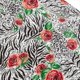 thumbnail image 3 of Fotbe Roses Mixed Zebra 1 Gorro Clásico de Béisbol, Gorra Ajustable con Broche Snapback, Gorro de Exterior de Algodón Suave, 3 of 6