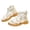 White, variant on LIUJUNSHOP Toddler Girls Soft Sole Roman Sandals Strapped Open Toe Summer Beach Outdoor Casual Walking Shoe White 12
