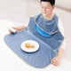 thumbnail image 1 of Babero impermeable extragrande para adultos mayores con cuello ajustable y bolsillo para comida | 87 x 84 cm | 1 unidad, 1 of 6