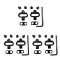 thumbnail image 2 of Tacos para Pedal de bicicleta de montaña sweethay 1 par placas de bloqueo antideslizantes, 2 of 6