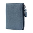 thumbnail image 1 of Cartera para mujer Salvador bolso de mano pequeño plegado azul, 1 of 9