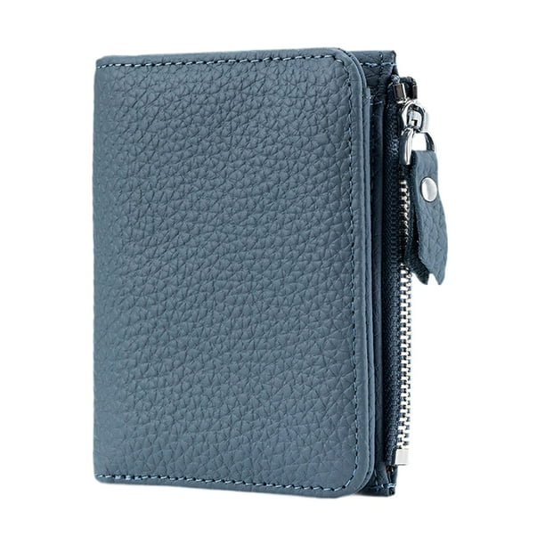 Cartera de Mujer Mini bolso de mano Perfecl Plegado Azul