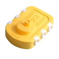 thumbnail image 3 of Molde para paletas de hielo Sincero Amarillo Silicona de grado alimenticio, 3 of 9