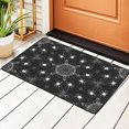 thumbnail image 3 of XMXT Non-Slip Area Rug, Black Spider Web Pattern Polyester Rugs for Living Room, 72 x 48 inches Black, 3 of 9
