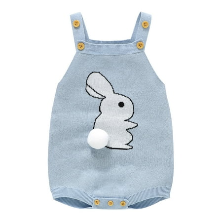 

Baby Girl Boy Bunny Knit Sweater Romper Sleeveless Bodysuit Clothes Easter Outfits 6 Month Baby Girl Outfit Girls Easter Clothes Easter Outfits for Baby Girl Dresses for Baby Girls Baby Girl First