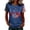 WenDA02_Blue, variant on WEIWEN 250 Anniversary USA Shirt Women Patriotic 4th of July T Shirt American Flag Short Sleeve 250th Birthday America Tees Fashion Tops Red, L