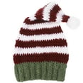 thumbnail image 1 of Mobutofu Family Beanies Matching Hat Wide Ribbed Lines Woolen Hat Multi Color Christmas, 1 of 7