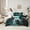 Black Gray Cyan, variant on Manfei Magical Dragon Bedding Comforter Set 7-Piece, Ancient Wildlife King Bedding Sets, Black Gray Bed Sheets, Luxury Bedroom Decor