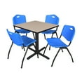 thumbnail image 2 of Regency Cain Square Breakroom Table with 4 Stackable M Chairs, 2 of 2