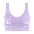thumbnail image 2 of AINIYS Cleavage Bra Seamless Soft Cup Bra Women's Wide Straps Sports Yoga Bra Bralette No Underwire T-Shirt Bra Wireless Lift and Support Push-Up Bra Breathable Everyday Bras Multicolor XXXXL, 2 of 6