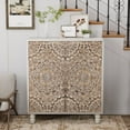 thumbnail image 2 of FOROUTIA Accent Cabinet with Adjustable Shelf,Wood Buffet Cabinet for Living Room and Kitchen, 2 of 6