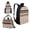 Aztec Native Tribal, variant on FUIALDOLG 17 Inch Backpack Set Sunflowers Elephant Print Boys Girls School Bag 3 in 1, with Water Bottle Sleeve & Insulated Thermal Cooler Lunch Box