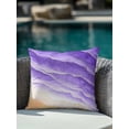 thumbnail image 3 of Outdoor Pillows Waterproof, Purple Beach Coastal Throw Pillows with Inserts Included, Summer Nautical Seaside Ocean Ombre Indoor Outdoor Decorative Lumbar Pillow for Bed/Couch/Patio 18"x18", 1Pcs, 3 of 8