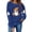 Dark Blue, variant on JULMCOMO Halloween Sweaters for Women Cute Ghost Print Loose Fit Casual Comfy Sweatshirt Funny Print Pullover Party Holiday Outfits Beige L