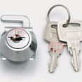 thumbnail image 3 of Thinsony Silver Wide Range Of Applications Drawer Gym Locker Easy Replacement Mini Cam Lock With Quick Clip, 3 of 6